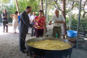 Migas mit Sardinen für alle